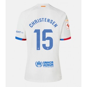 Barcelona Andreas Christensen #15 Replica Away Stadium Shirt 2023-24 Short Sleeve